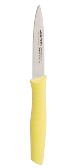 Coltello Spelucchino Color Limone Serie Nova 100 mm