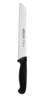 2900 Series Black Colour Bread Knife