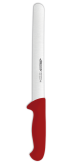 Cuchillo Fiambre color rojo Serie 2900 250 mm