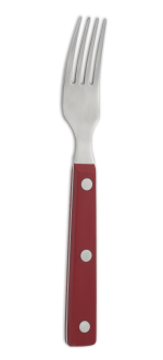 Red Polyoxymethylene Steak Fork 195 mm