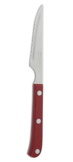 110 mm Red coloured Pearled Steak Knife