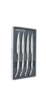 4-Piece Smooth-Edge Monoblock Steak Knife Set