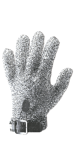 Colour Black size 0-XXS Protective Glove Inox