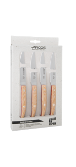 Set of 4 The Origin steak knives with handle Mi Carta 110 mm