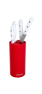 4 pcs. Artika Series Knives Set + Red Block 